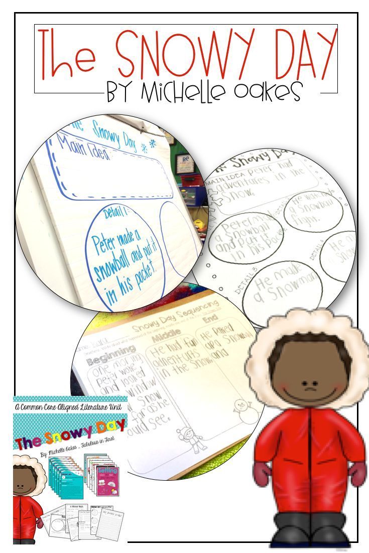 The Snowy Day: A Literature Unit | Literature unit, Snowy day, Story ...